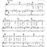 Cohen   Hallelujah Sheet Music For Voice, Piano Or Guitar [Pdf]   Free Printable Piano Sheet Music For Hallelujah By Leonard Cohen