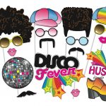 Collection Of Free Decretion Clipart Party Prop. Download On Ui Ex   Free Printable 70's Photo Booth Props