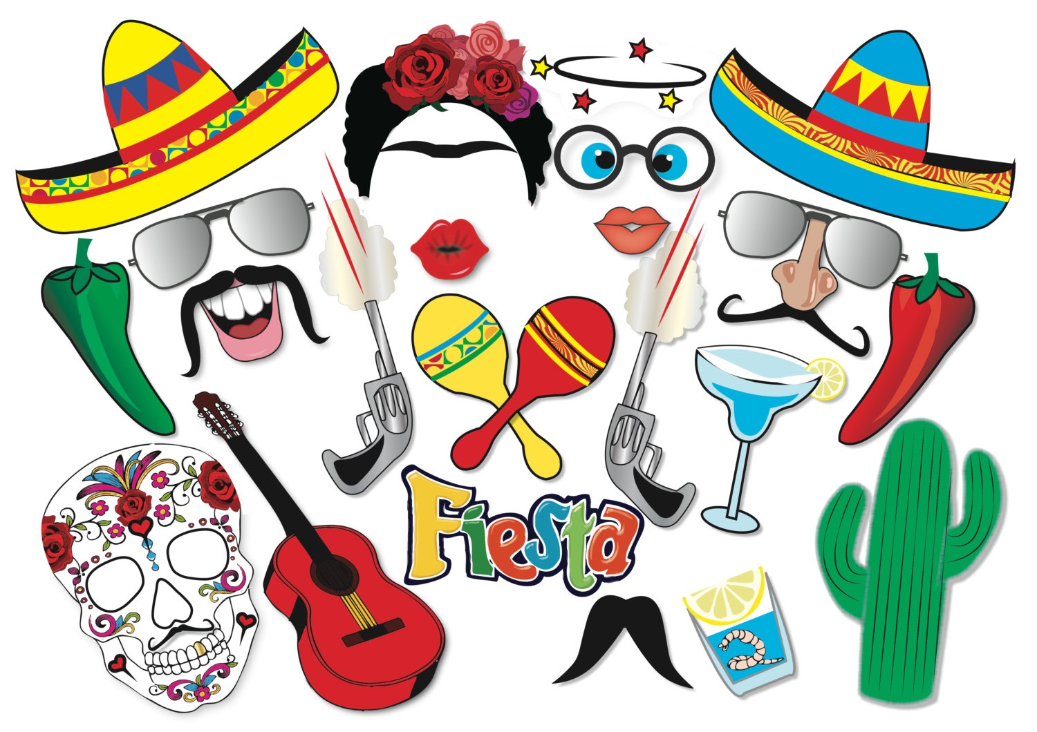 Collection Of Props Clipart | Free Download Best Props Clipart On - Free Printable Cinco De Mayo Photo Booth Props