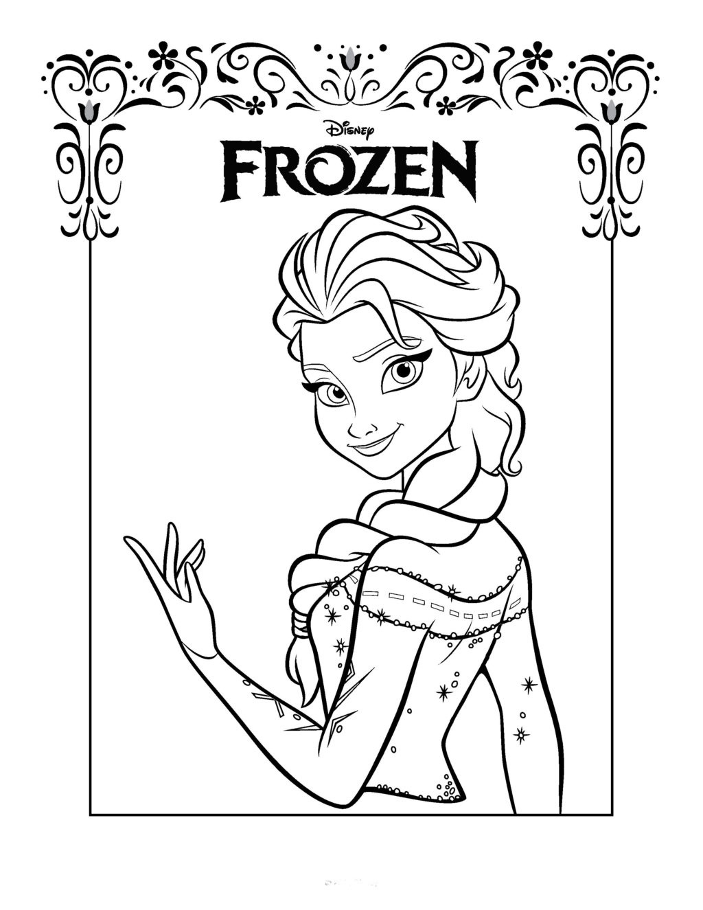 Coloring Book World ~ Free Printable Frozen Party City Coloring - Free Printable Frozen Coloring Pages
