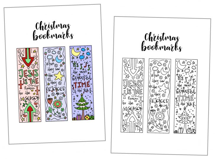 Free Printable Bookmarks For Christmas