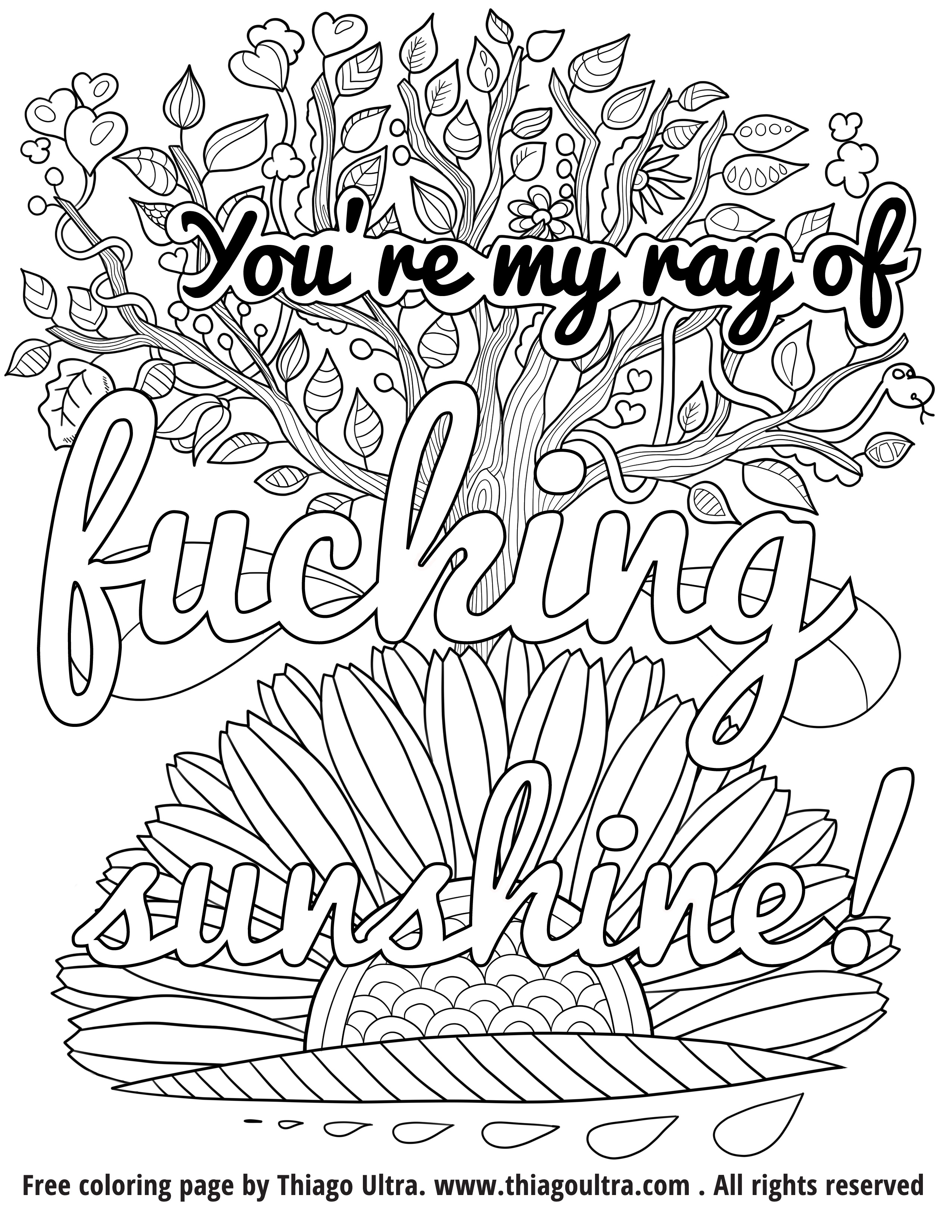 Free Printable Coloring Pages For Adults Only Swear Words Free Printable A To Z
