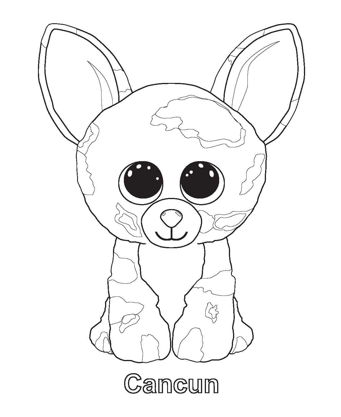 Coloring Ideas : Beanie Boo Coloring Pages Only Staggering Photo - Free Printable Beanie Boo Coloring Pages