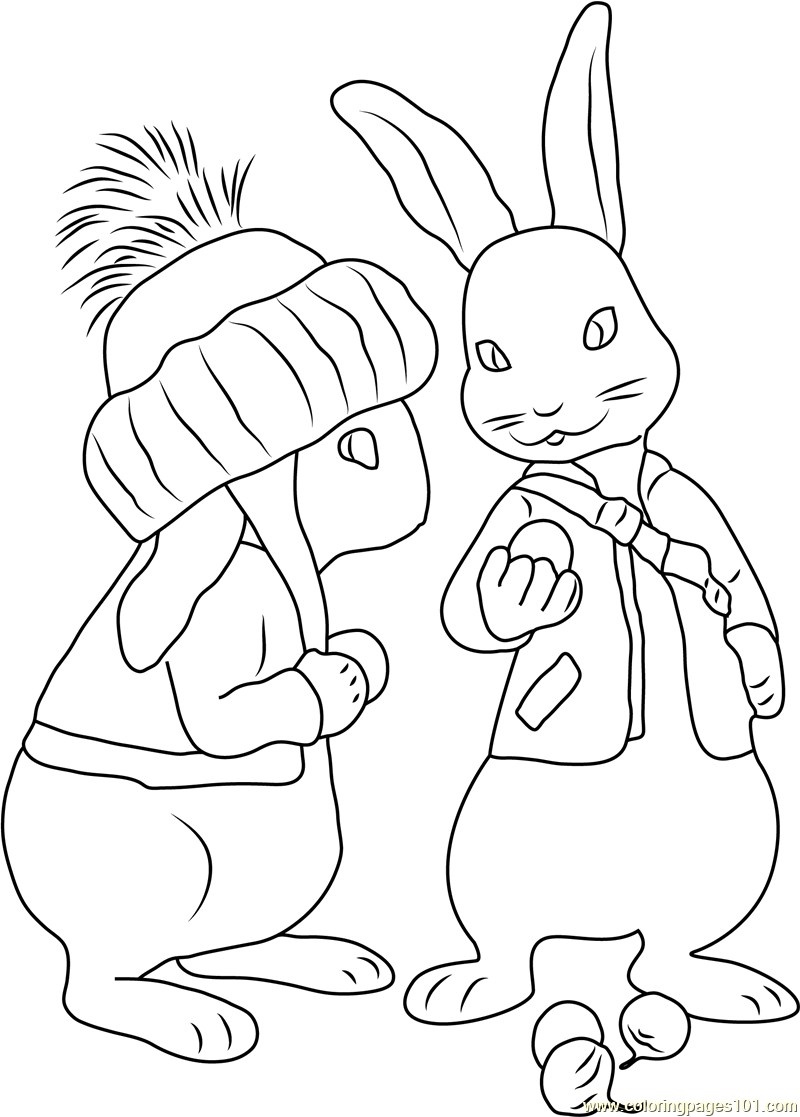 Coloring Ideas : Coloring Ideass Of Peter P Telematik Institut Org - Free Printable Peter Rabbit Coloring Pages