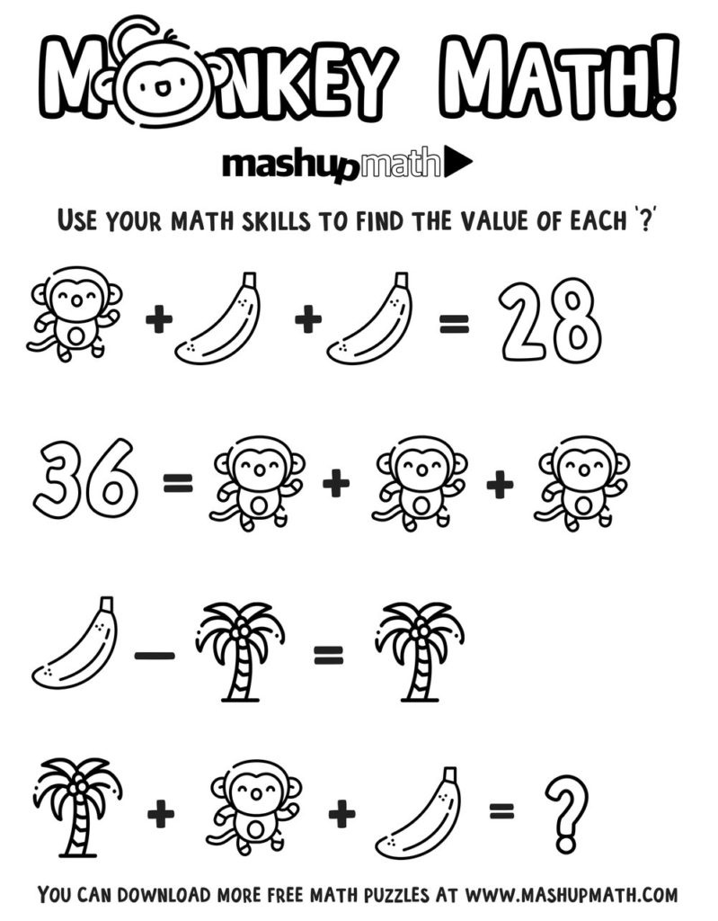 Coloring ~ Monkeymathcoloringg Splendi Free Math Worksheets Image - Free Printable Math Coloring Worksheets For 2Nd Grade