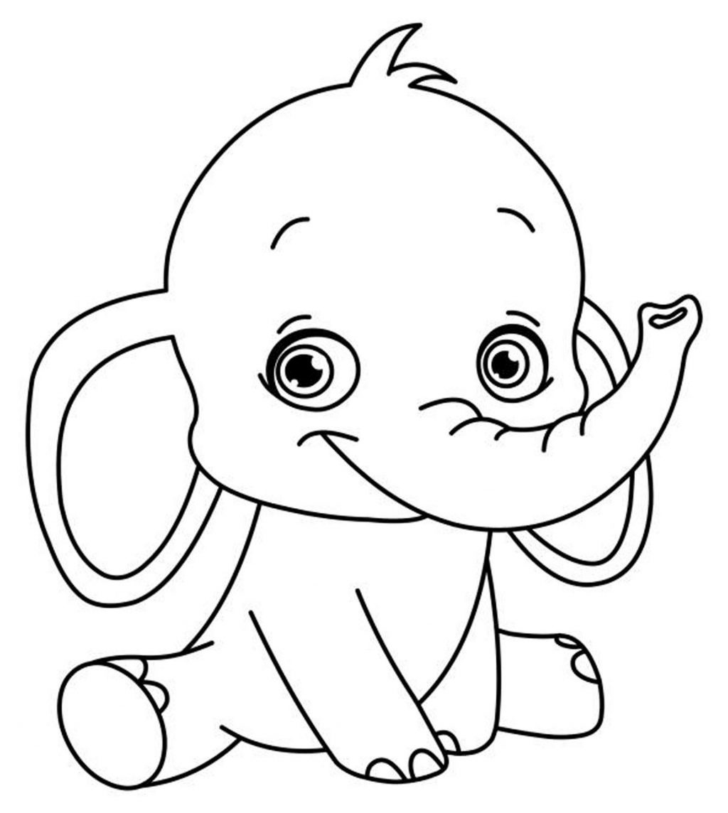 Coloring Page ~ Childrens Colouring Pages Print Elephant Learning - Free Printable Coloring Pages For Preschoolers