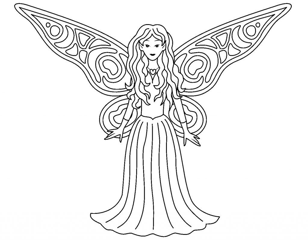 Coloring Page ~ Coloringge Fairyges Free Printable For Adults Hard - Free Printable Fairy Coloring Pictures