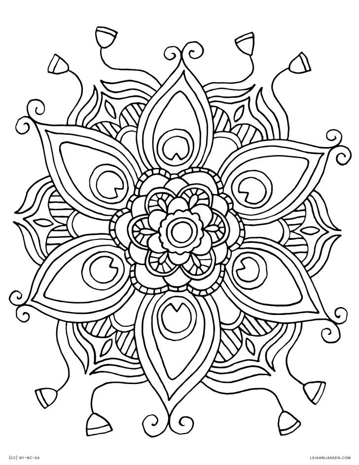 Mandala Coloring Free Printable