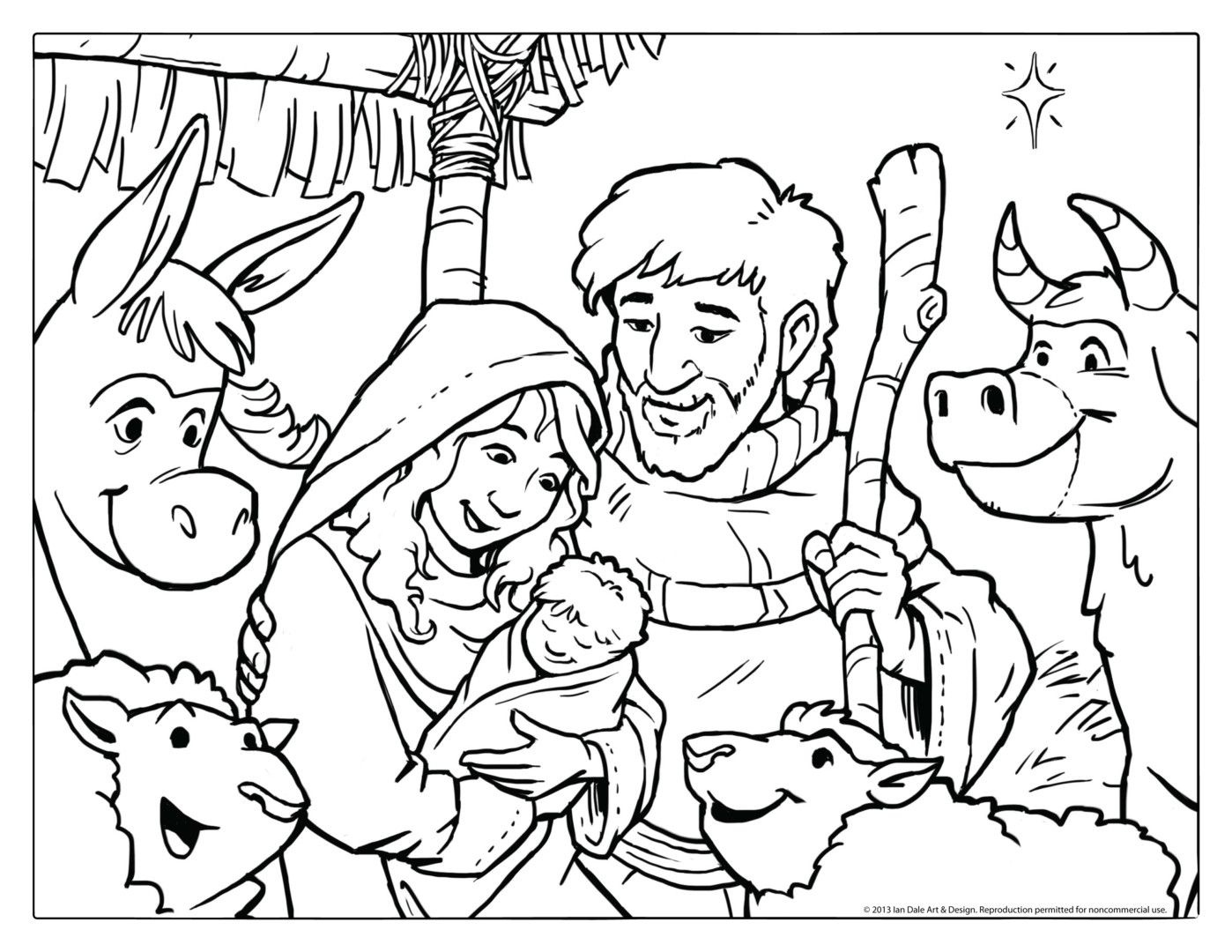 Coloring Pages : Nativity Scene Coloring Page Foroolers Of Number - Free Printable Pictures Of Nativity Scenes