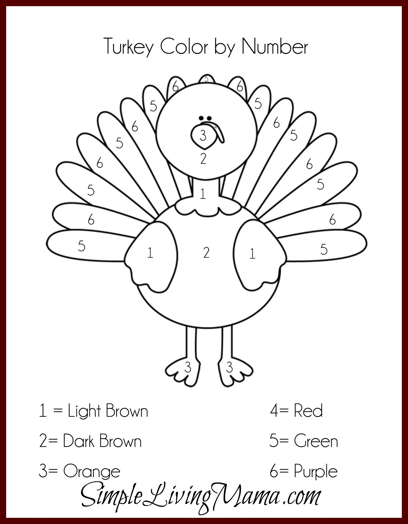Colornumber Cornucopia | Craft Ideas | Thanksgiving Activities - Free Printable Thanksgiving Worksheets For Middle School