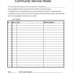 Community Service Timesheet – New Top Directory   Free Printable Community Service Log Sheet