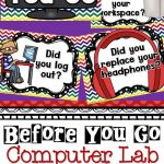 Computer Lab   Before You Go Posters | Bulletin Boards  Computers   Free Printable Computer Lab Posters