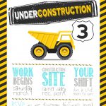 Construction Birthday Party With Free Printable Birthday Party   Free Printable Construction Invitations