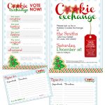 Cookie Exchange Party {Free Printables}   How To Nest For Less™   Free Christmas Cookie Exchange Printable Invitation