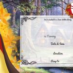 Cool Free Printable Snow White Birthday Invitation | Bagvania   Snow White Invitations Free Printable