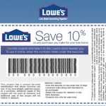 Coupons: Five (5X) Lowes 10% Off Printable Coupons   Exp 5/31/17   Free Printable Lowes Coupon 2014