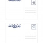 Crafting With Style: Free Postcard Templates | Postcards | Postcard   Free Blank Printable Postcards