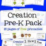Creation Bible Story For Preschoolers Activity Pack – Mary Martha Mama   Free Printable Stories For Preschoolers