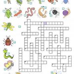 Crossword   Insects And Reptiles Worksheet   Free Esl Printable   Free Printable Reptile Worksheets