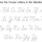 Cursive Alphabet To Print – Shoppingfoorme.club   Free Printable Cursive Alphabet