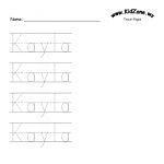 Custom Name Tracer Pages | Name Recog | Preschool Names, Preschool   Free Printable Preschool Name Tracer Pages