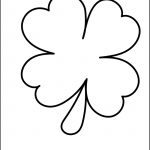 Cut And Paste Shamrock Template Or Coloring Page | Holidays | St   Shamrock Template Free Printable