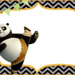 Cute Kung Fu Panda Free Printable Template | Coolest Invitation   Panda Bear Invitations Free Printable