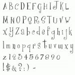 Cute Letter Stencils | Letter Stencil Templates Free Printable   Free Printable Alphabet Stencils Templates