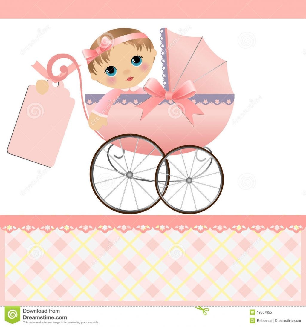 Cute Template For Baby Card Stock Vector Illustration Of Dedication - Free Printable Baby Cards