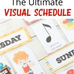 Daily Visual Schedule For Kids Free Printable | Kids Crafts And   Free Printable Picture Schedule Cards