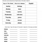 Days Of The Week In Spanish Worksheet   Free Esl Printable   Free Printable Spanish Worksheets