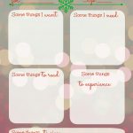De Jong Dream House: The December List: Free Christmas Wishlist   Free Printable Christmas List Maker