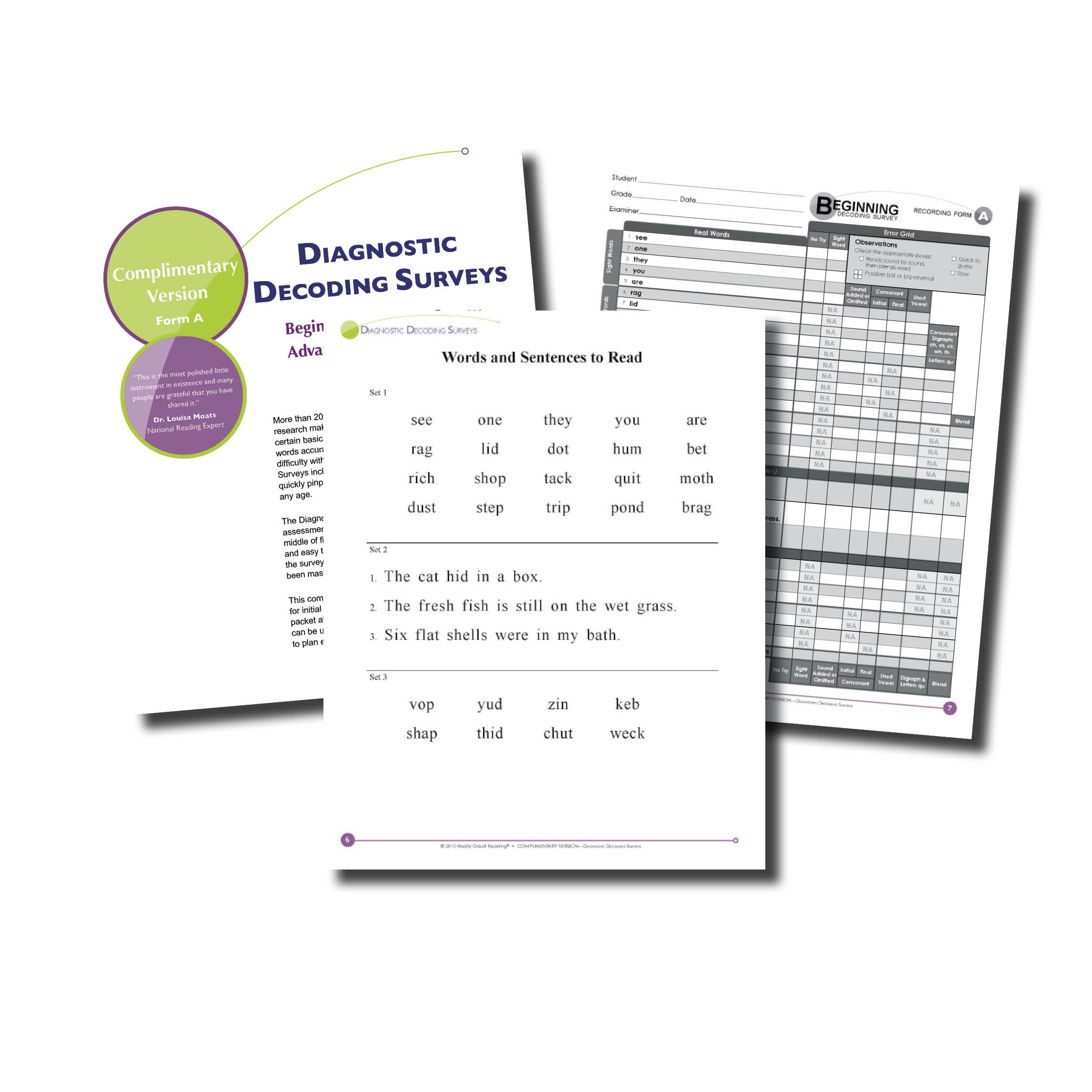 Diagnostics | Really Great Reading - Free Printable Diagnostic Reading Assessments