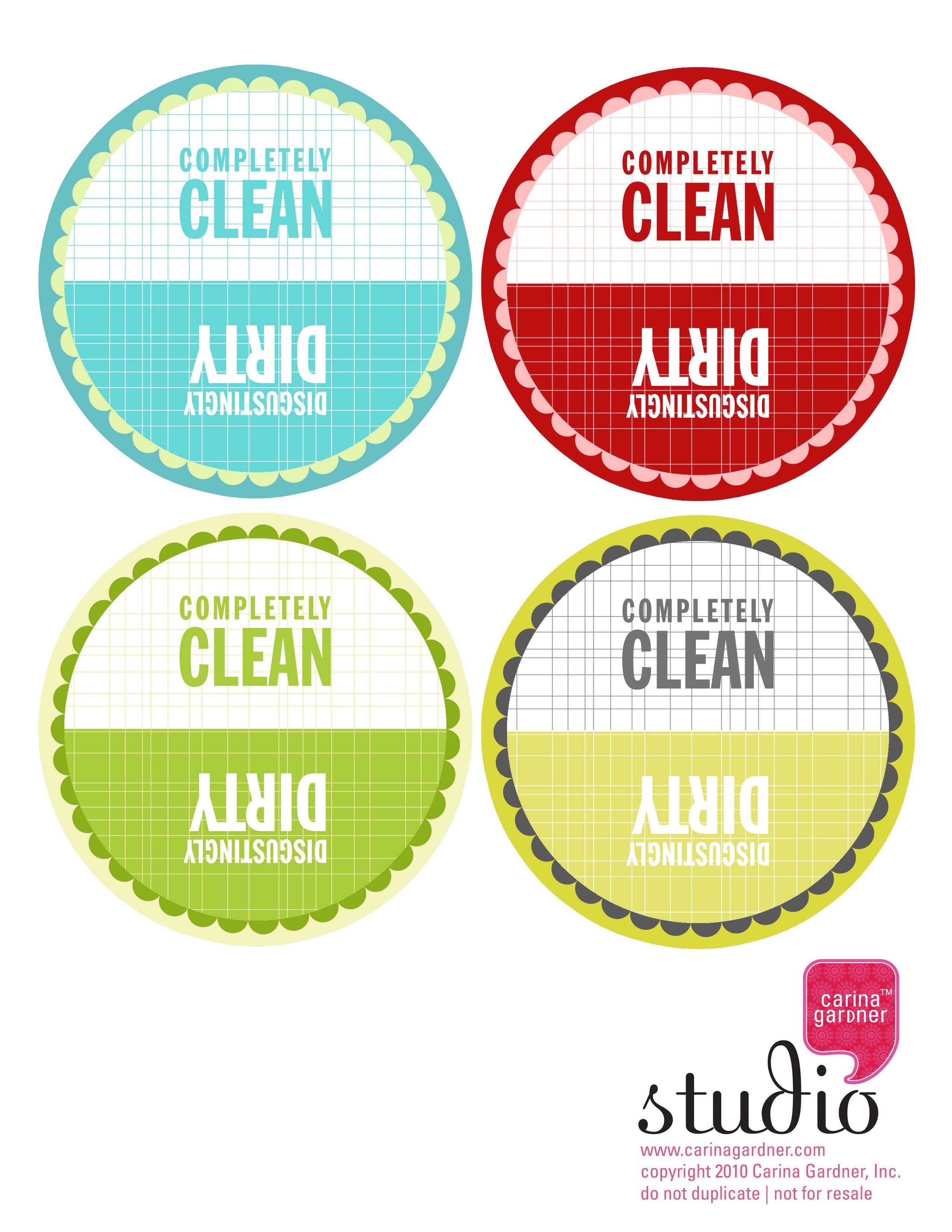 Dirty And Clean Dishwasher Tag—Free Download – | Free Printables - Free Printable Clean Dirty Dishwasher Sign