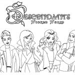 Disney Descendants Coloring Pages Free Best Of Ben And Mal Page   Free Printable Descendants Coloring Pages