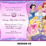 Disney Princess Birthday Invitation Card Maker Free | Baby Shower   Free Printable Personalized Birthday Invitation Cards