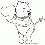Disney Valentine's Day Coloring Pages | Disneyclips   Free Printable Disney Valentine Coloring Pages