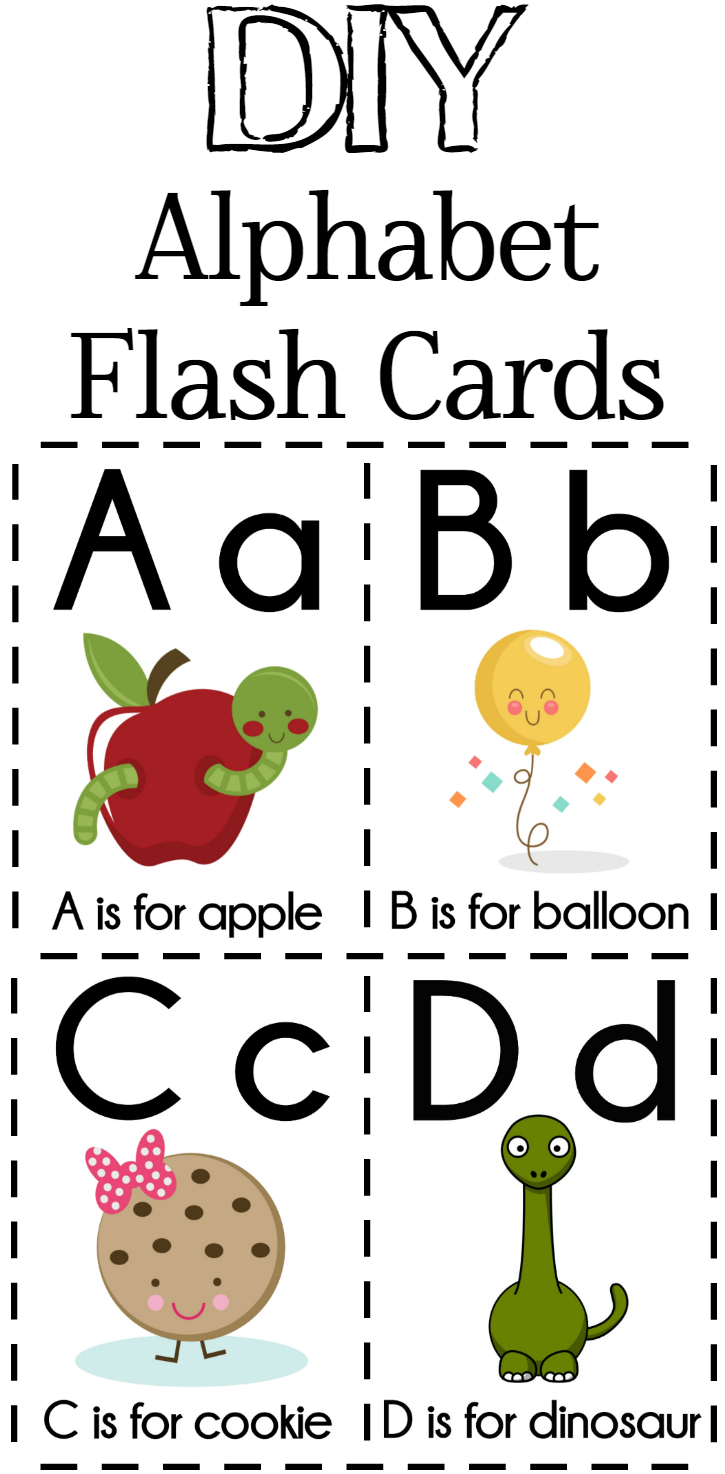 Diy Alphabet Flash Cards Free Printable - Extreme Couponing Mom - Free Printable Letters And Numbers