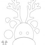 Diy Christmas Jumper Tutorial With Free Printable Template | Cut – Reindeer Antlers Template Free Printable