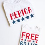 Diy Fourth Of July Shirts | Ksw & Co. Crafts | Fourth Of July Shirts   Free Printable Iron On Transfers For T Shirts