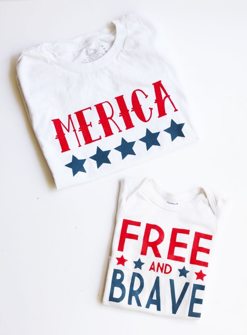 Diy Fourth Of July Shirts | Ksw &amp;amp; Co. Crafts | Fourth Of July Shirts - Free Printable Iron On Transfers For T Shirts