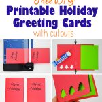 Diy Greetings: Free Printable Holiday Cards With Cutouts   Cucicucicoo   Make A Holiday Card For Free Printable