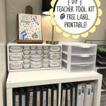 Diy Teacher Tool Box And Free Printable Drawer Labels! | Teach   Free Printable Classroom Tray Labels
