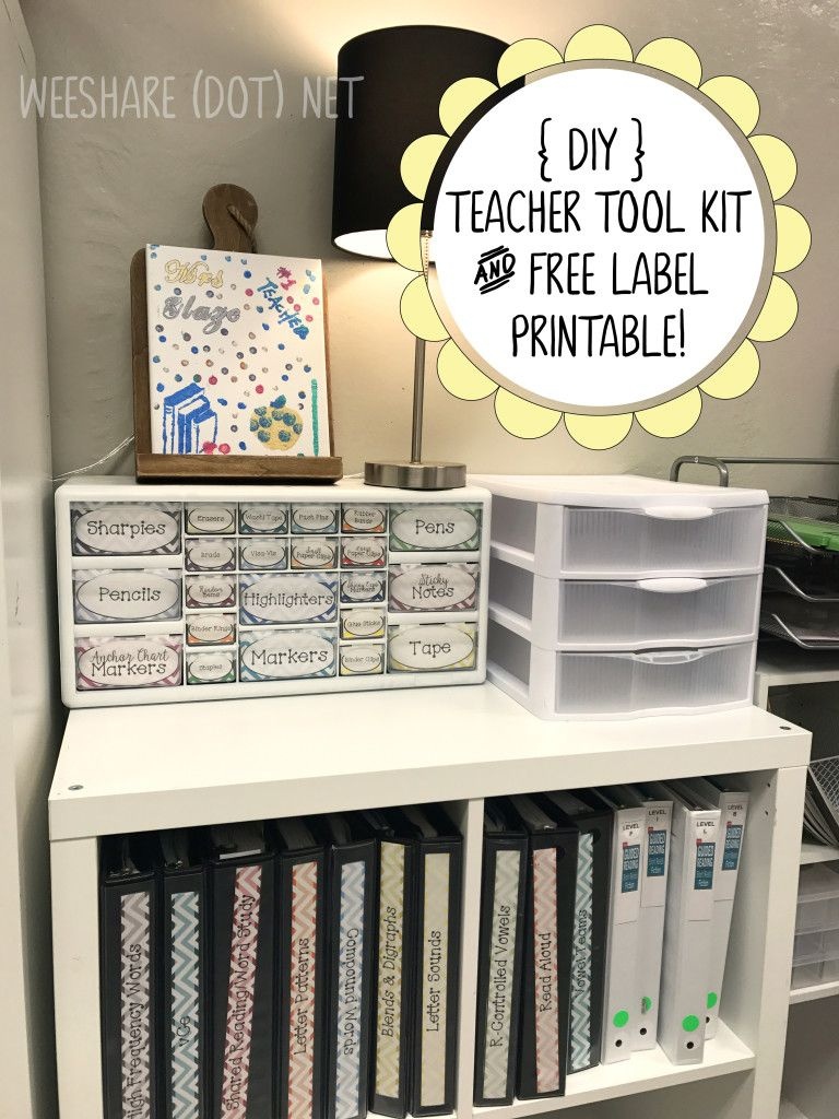 Diy Teacher Tool Box And Free Printable Drawer Labels! | Teach - Free Printable Teacher Toolbox Labels