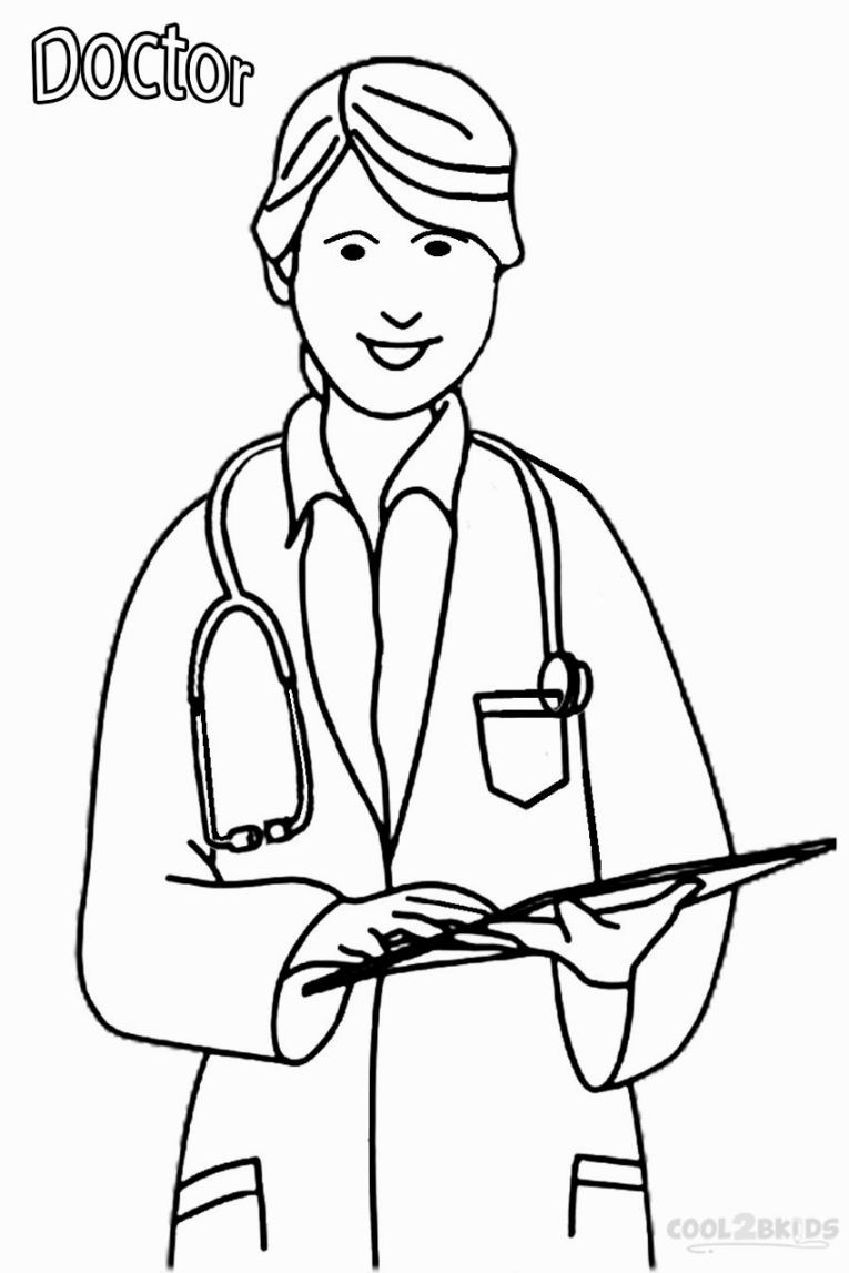 Doctor Coloring Sheets | Coloring Pages | Community Helpers - Doctor Coloring Pages Free Printable