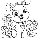 Dog Coloring Pages For Adults Dog Colorings Easy Free Printable   Free Printable Dog Coloring Pages