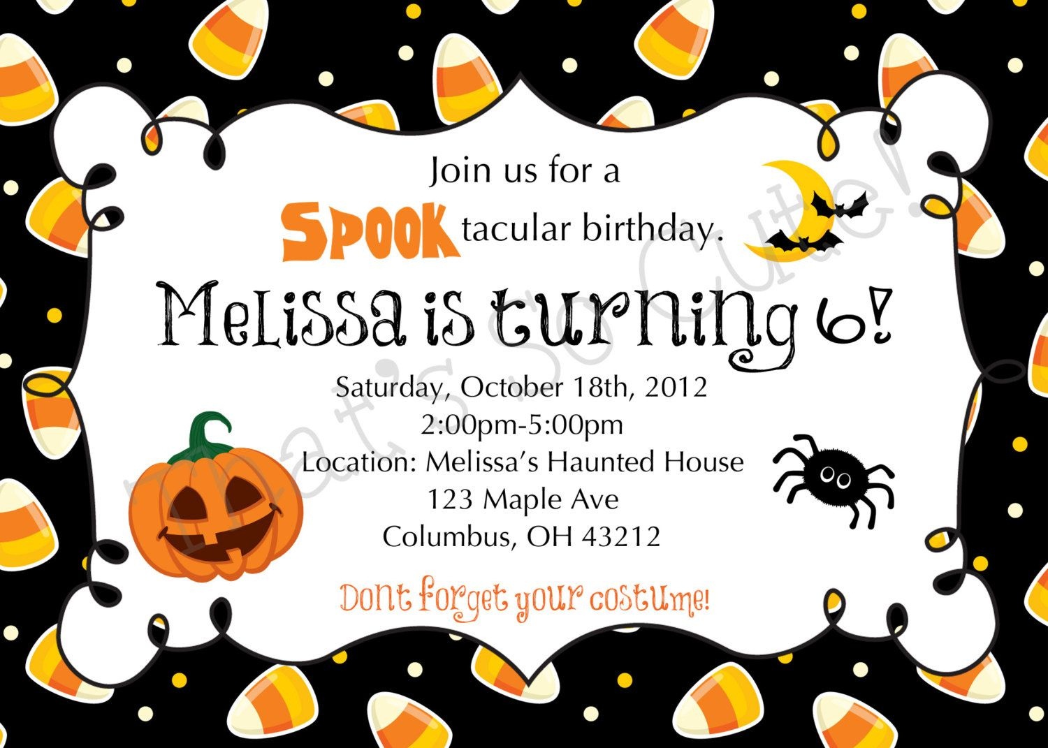 Download Free Template Free Printable Halloween Birthday Party - Free Printable Halloween Party Invitations