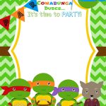 Download Now Free Printable Ninja Turtle Birthday Party Invitations   Free Printable Ninja Turtle Birthday Banner