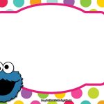 Download Now Sesame Street All Characters Invitation Template   Free Printable Cookie Monster Birthday Invitations