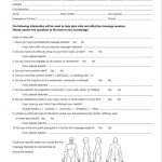 √ Massage Therapy Intake Form Layout, Massage Intake Form   Free   Free Printable Business Forms